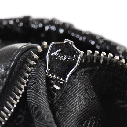 Prada Vernice Gaufre Tote Black 9 of 9