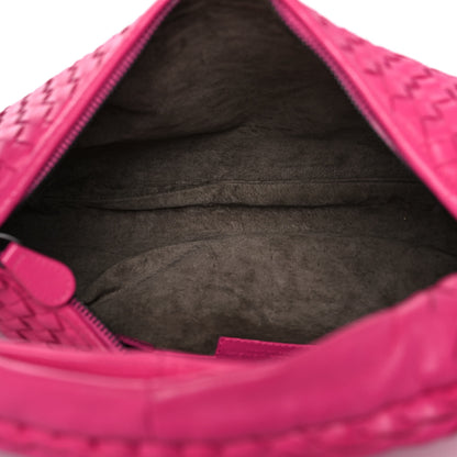 Bottega Veneta Nappa Intrecciato Medium Veneta Hobo Fuchsia 5 of 9