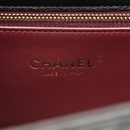 Chanel Caviar Quilted Small Chain Frame Flap Black 6 of 13