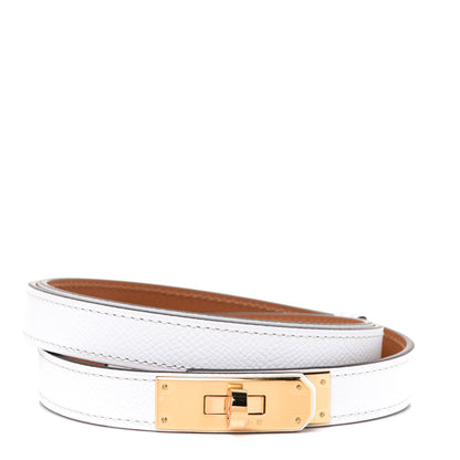 Hermes Epsom Kelly Belt White 1 of 6