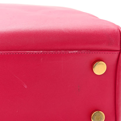 Saint Laurent Calfskin Suede Reversible East West Shopping Tote Pink 20 of 23