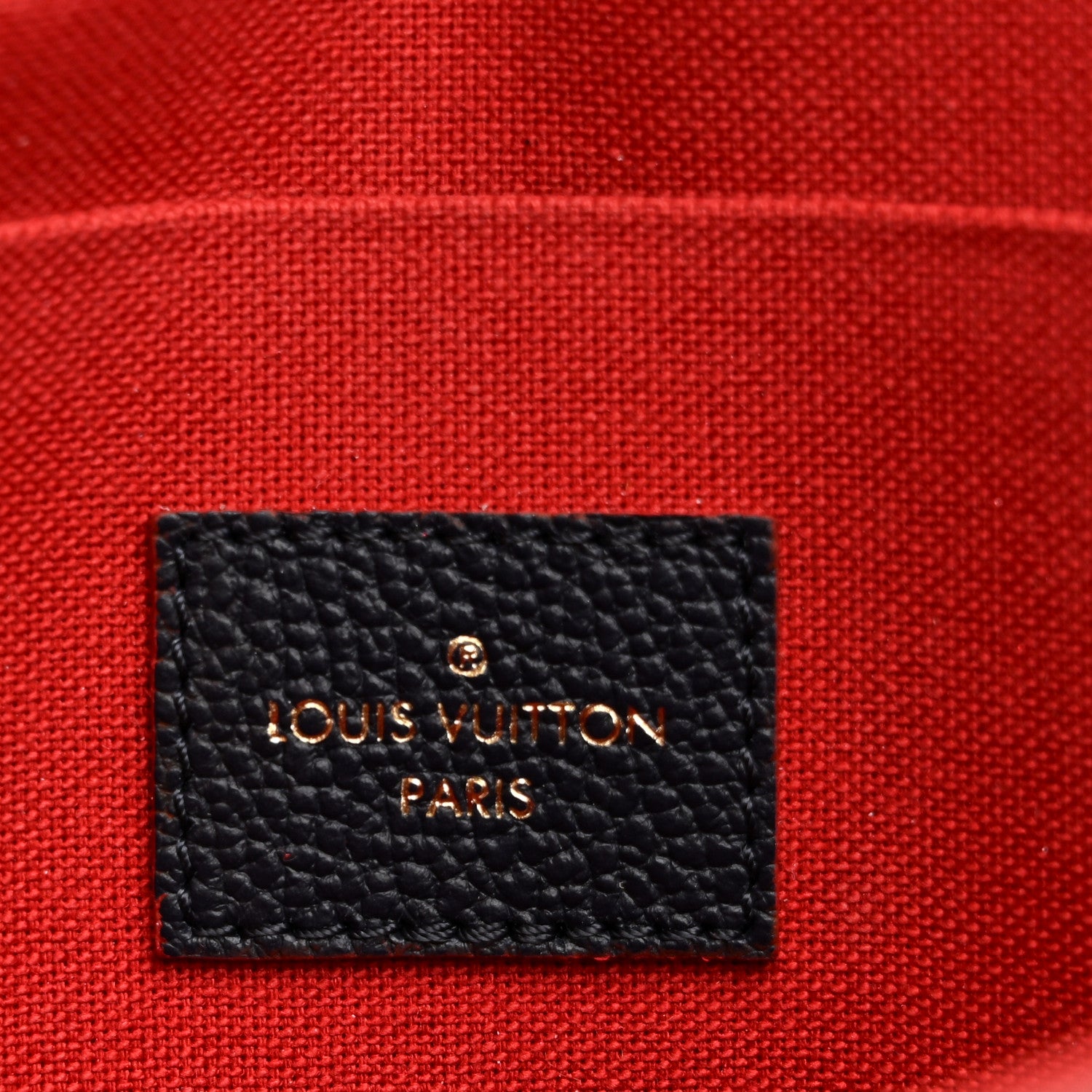 Louis Vuitton Empreinte Pochette Felicie Chain Wallet Marine Rouge 7 of 11