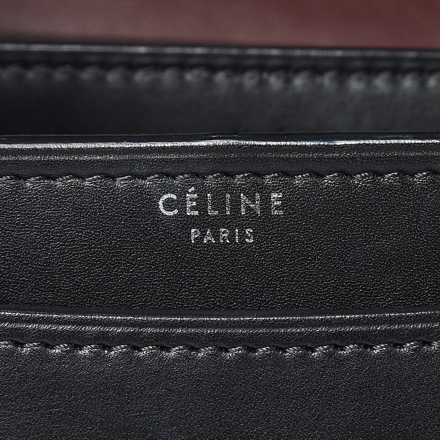 Smooth Calfskin Medium Case Chain Flap Black