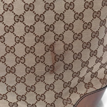 Gucci Monogram Medium Craft Tote Brown 36 of 40