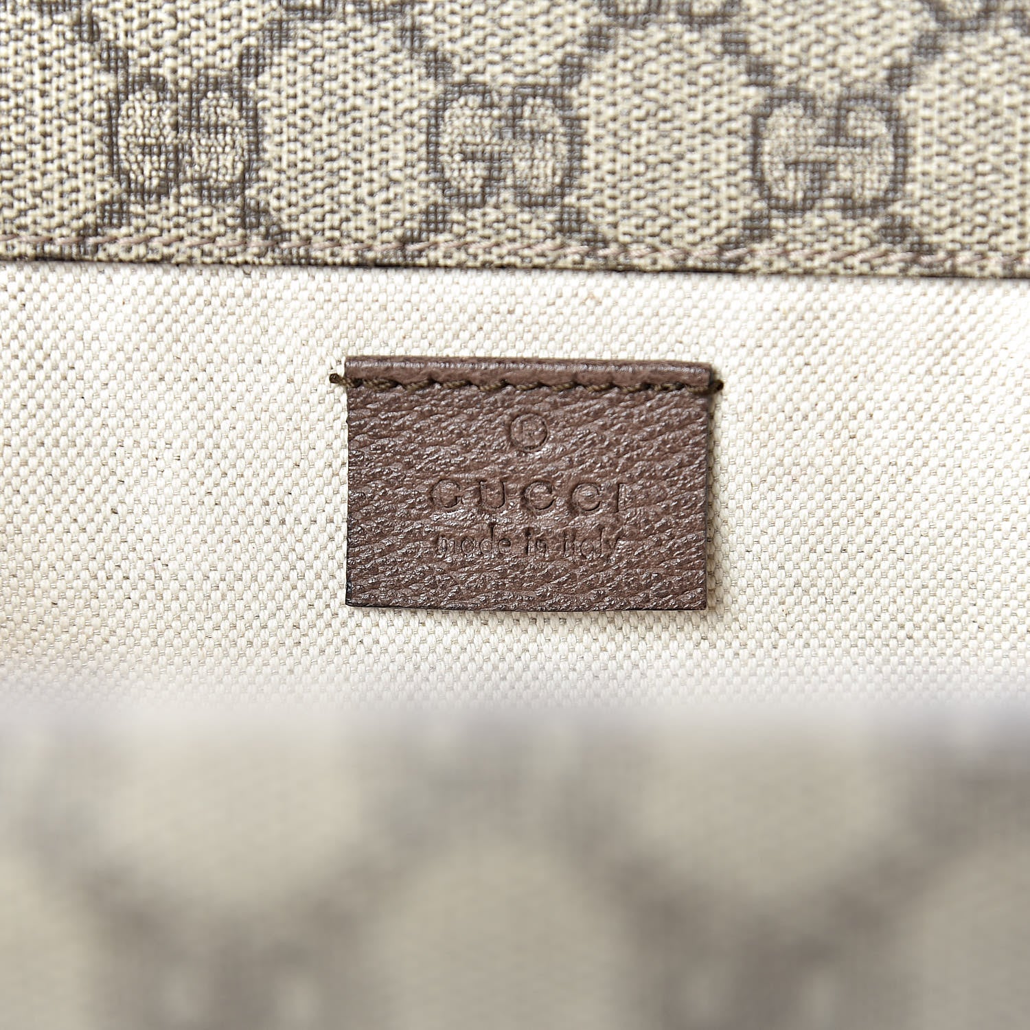 Gucci GG Supreme Monogram Web Neo Vintage Double Flap Messenger Bag Beige New Acero 5 of 12