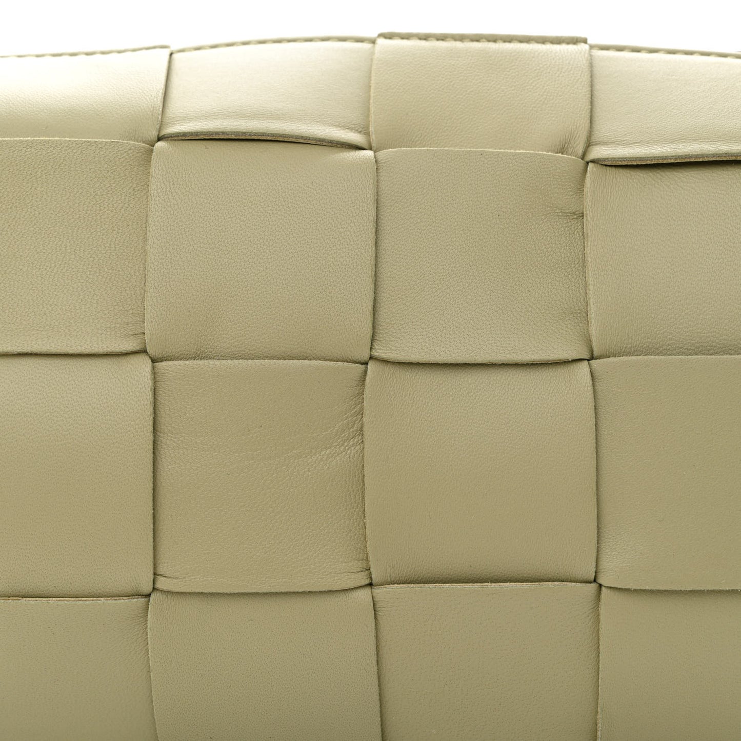 Lambskin Maxi Intrecciato Brick Cassette Bag Beige