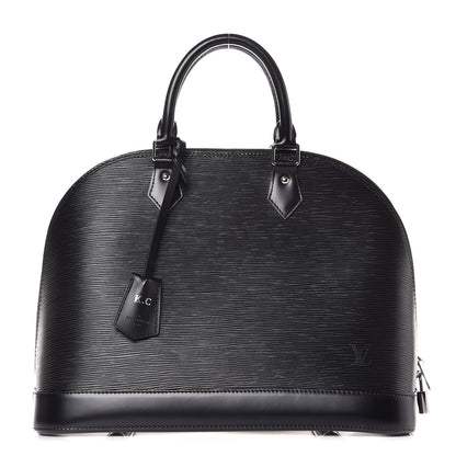 Louis Vuitton Epi Alma MM Black 1 of 8