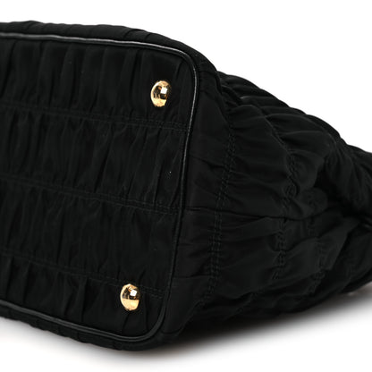 Prada Tessuto Nylon Gaufre Small Tote Black 11 of 11