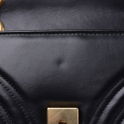 Gucci Calfskin Matelasse Mini GG Marmont Shoulder Bag Black 13 of 14