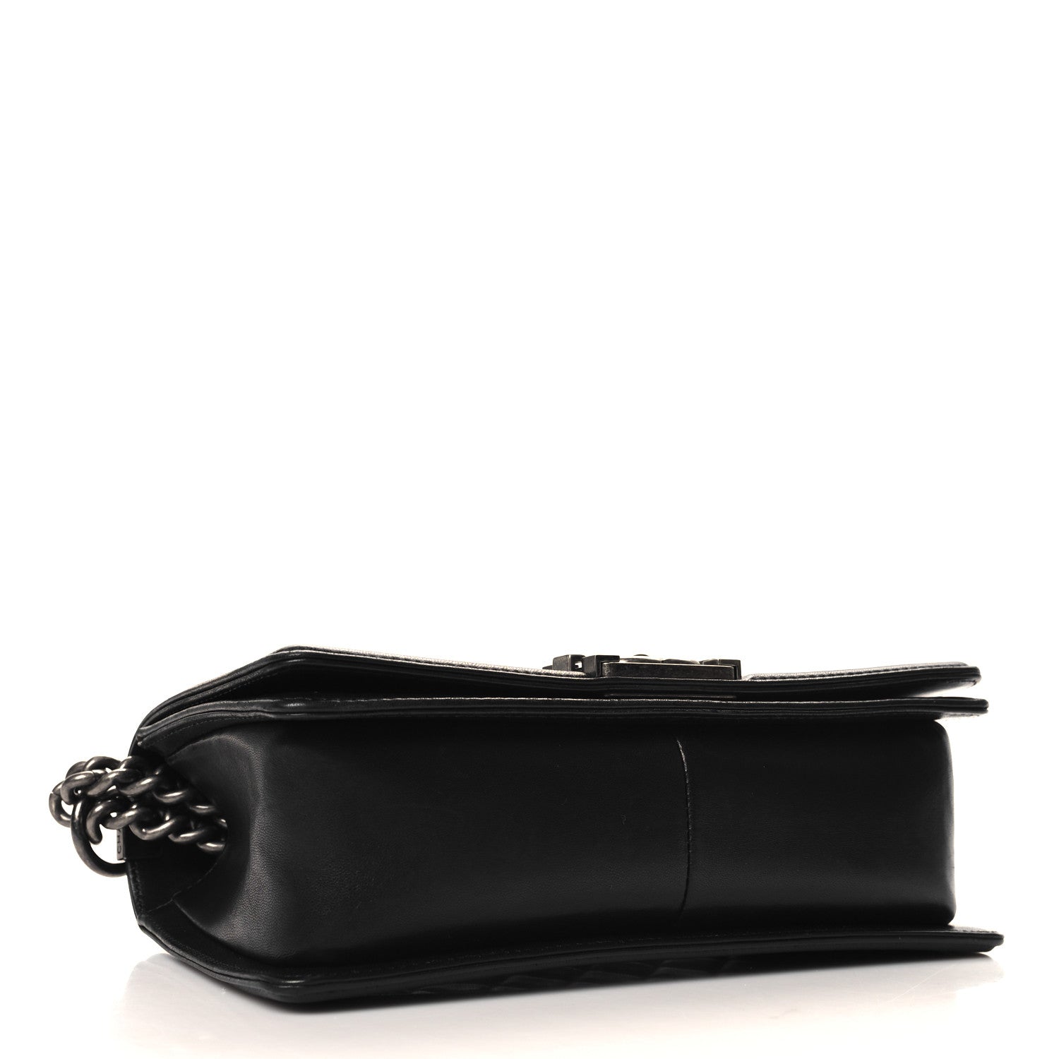 Chanel Lambskin Quilted Medium Boy Flap Black 4 of 11