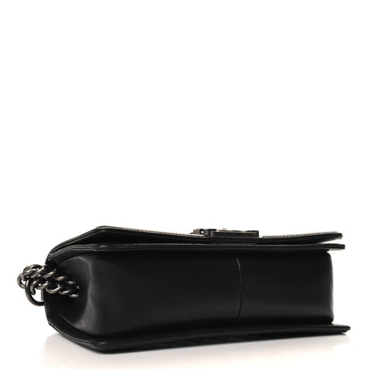 Chanel Lambskin Quilted Medium Boy Flap Black 4 of 11