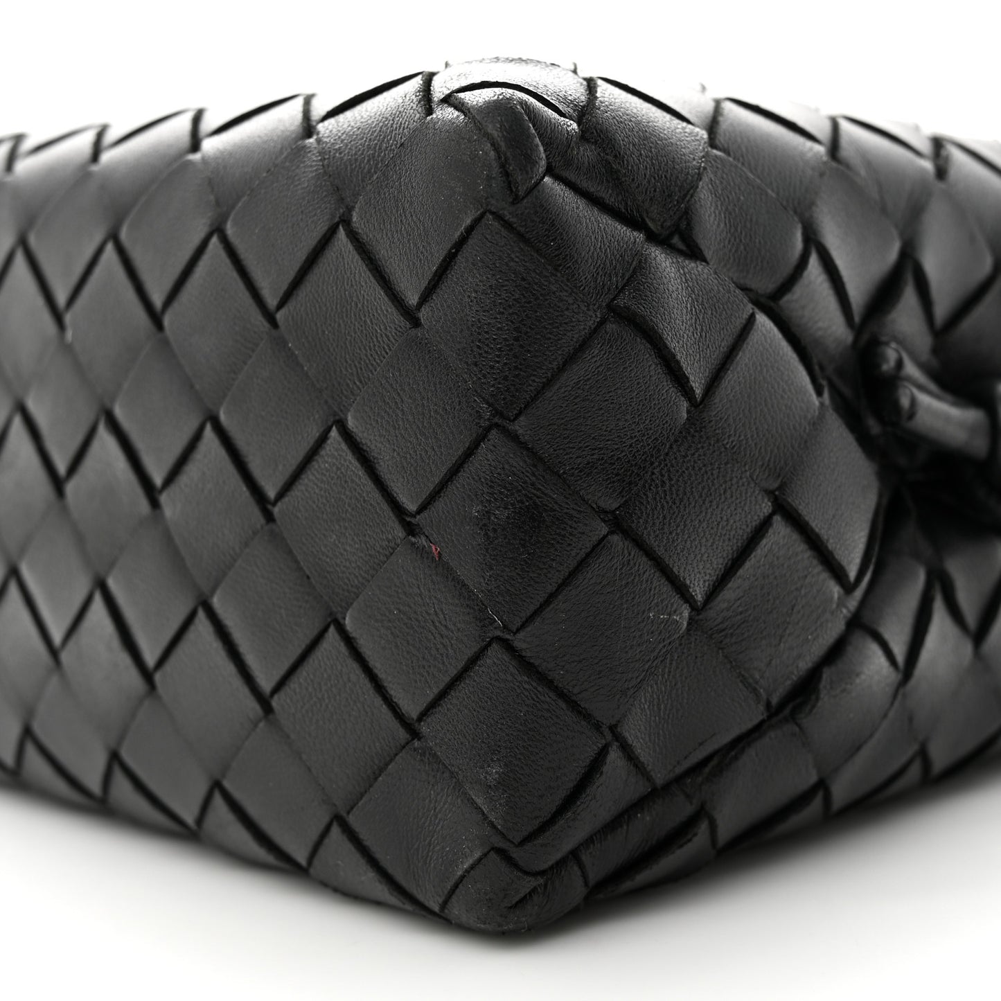 Nappa Intrecciato Medium Loop Camera Bag Black