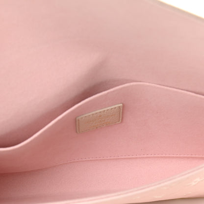 Louis Vuitton Empreinte Spring in the City Felicie Pochette Chain Wallet Pink Beige Yellow 5 of 9