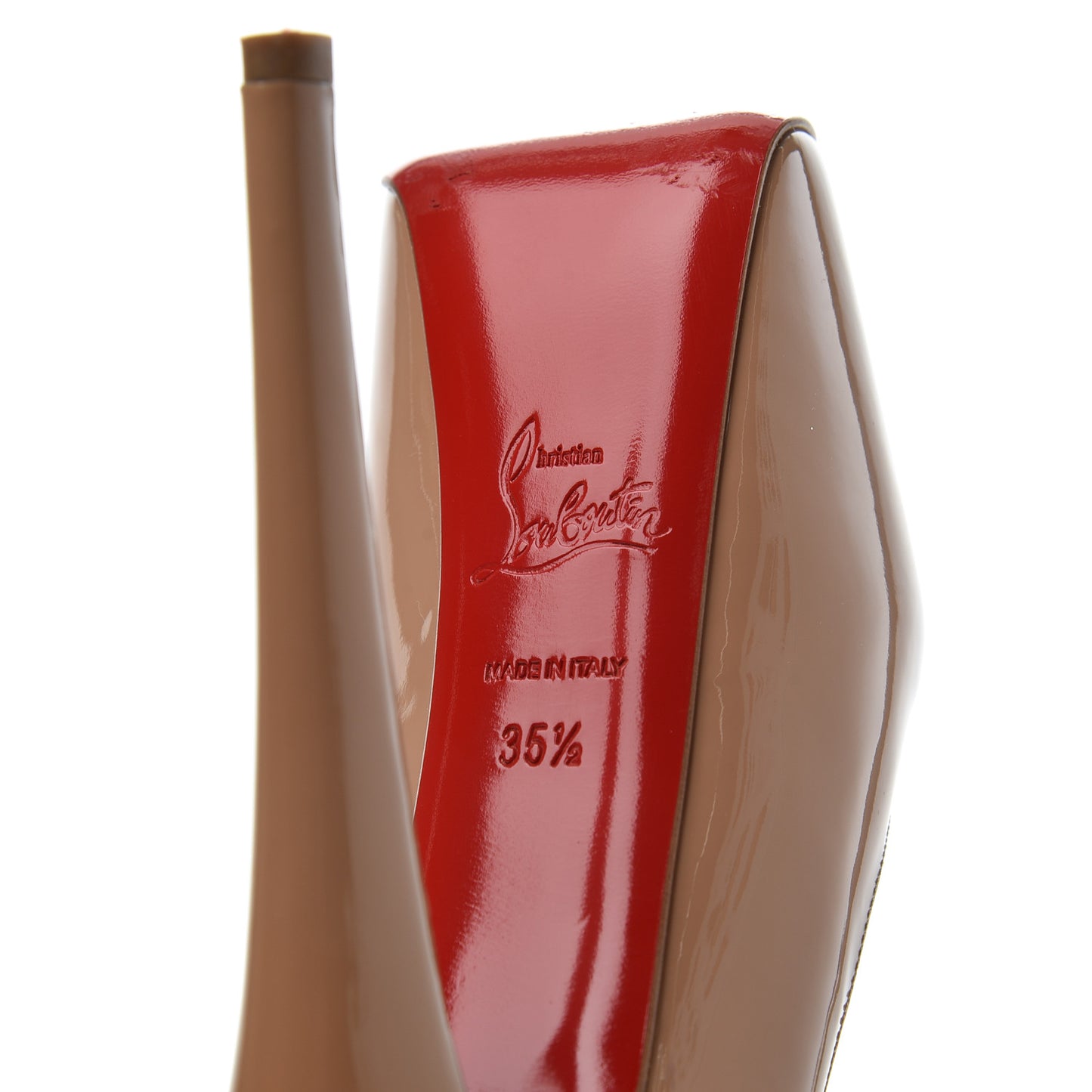 Patent Highness 160 Pumps 35.5 Nude