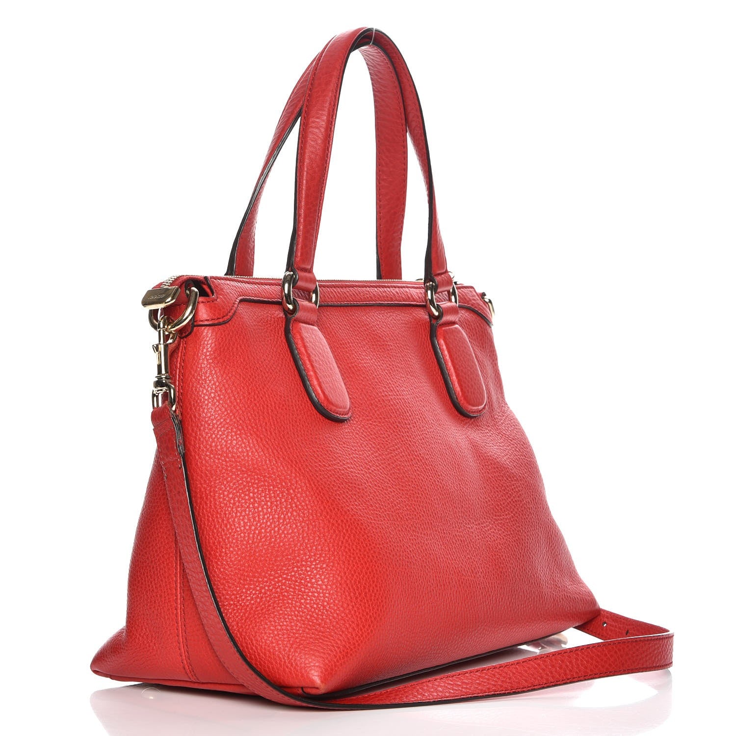 Gucci Cellarius Calfskin Small Soho Top Handle Satchel Tobasco 4 of 8