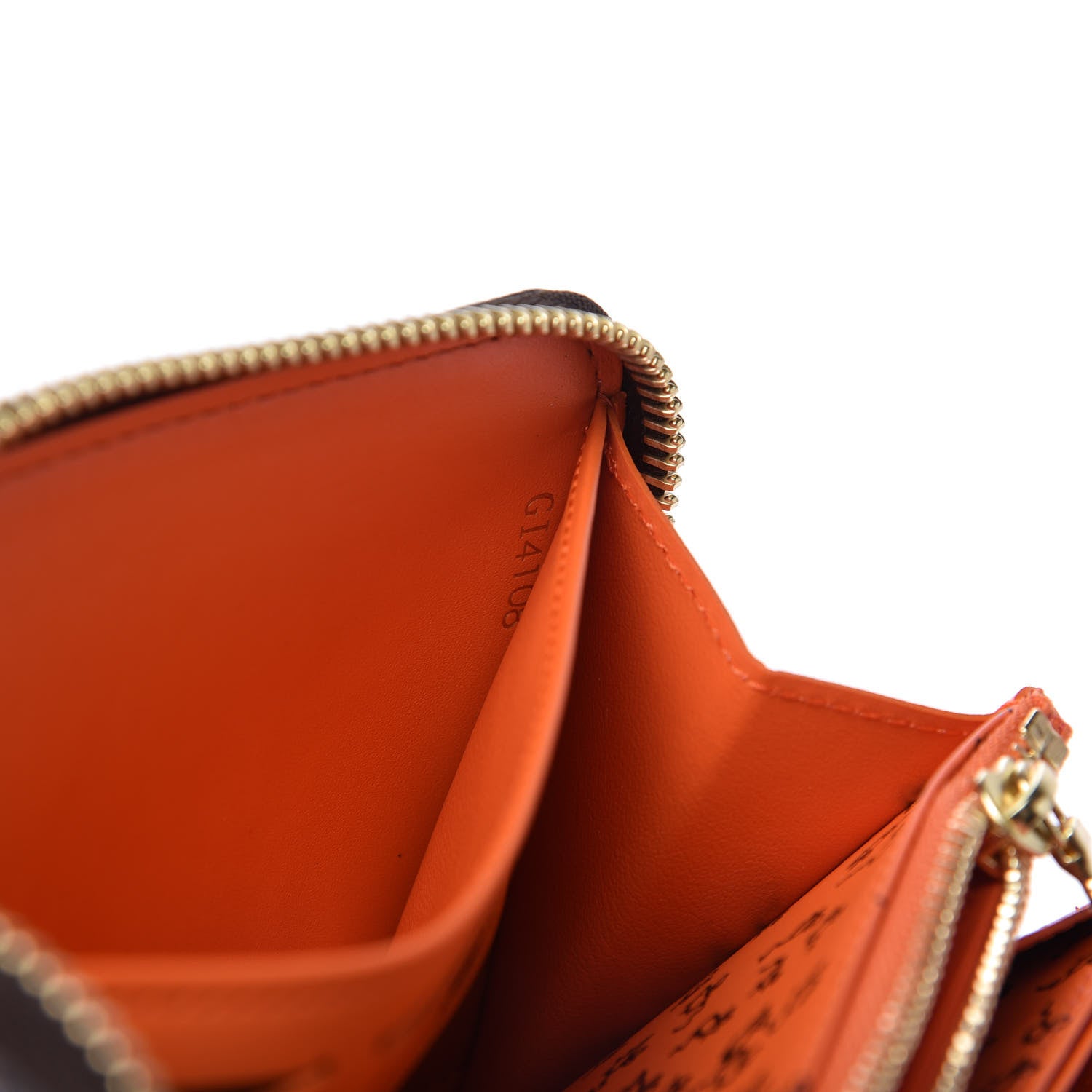 Louis Vuitton Catogram Zippy Wallet Marron 9 of 11