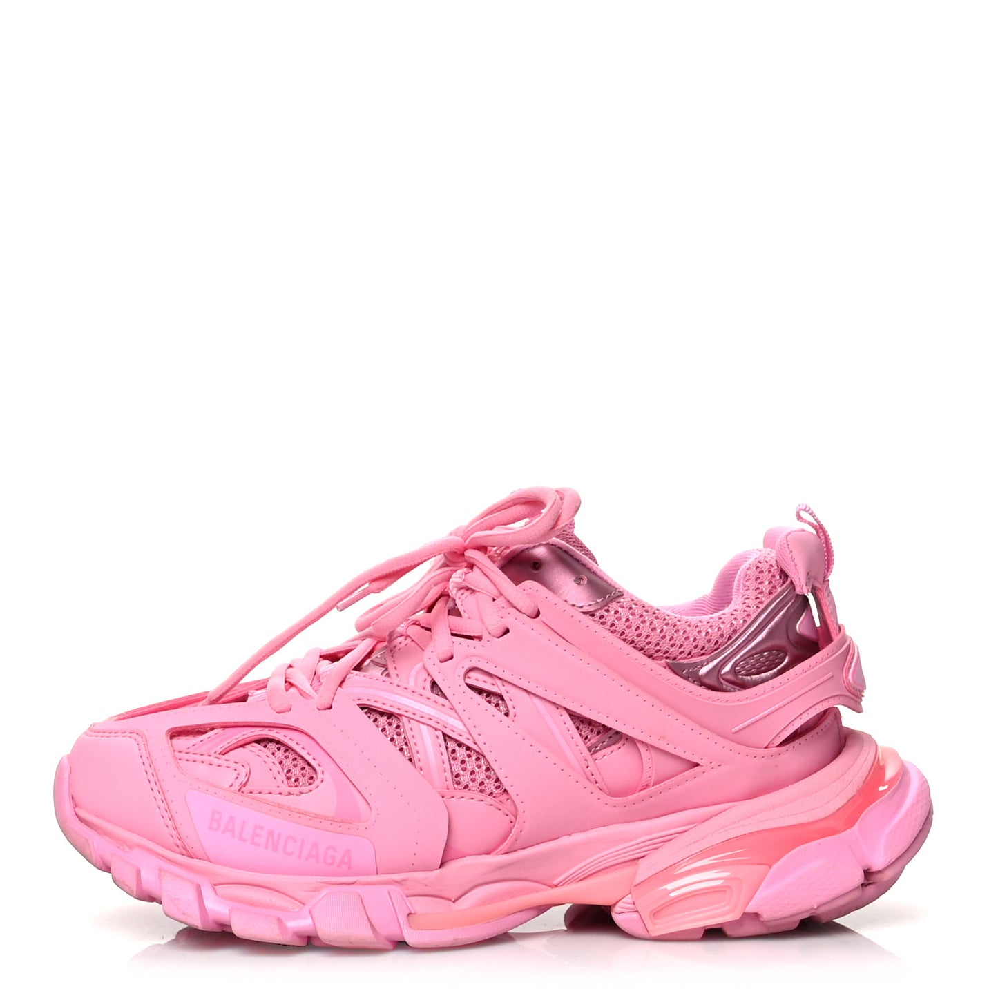 Mesh Nylon Womens Track Sneakers 38 Pink