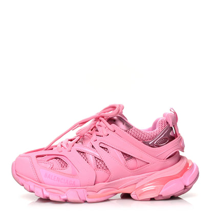 Balenciaga Mesh Nylon Womens Track Sneakers 38 Pink 1 of 9