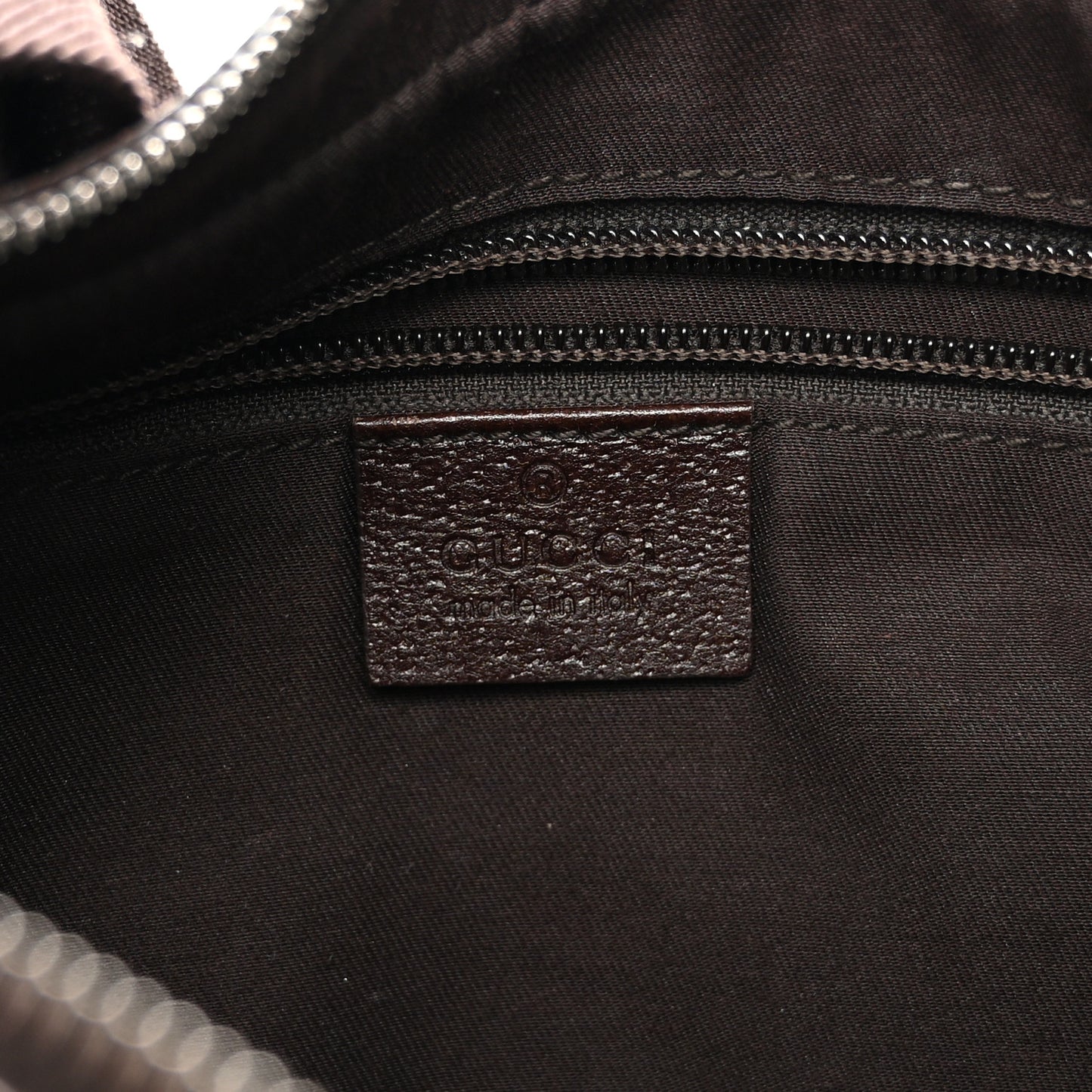 Monogram Medium Half Moon Hobo Dark Brown