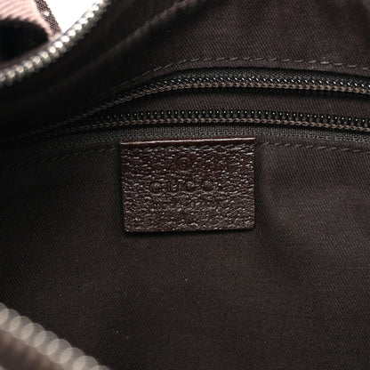 Gucci Monogram Medium Half Moon Hobo Dark Brown 6 of 11