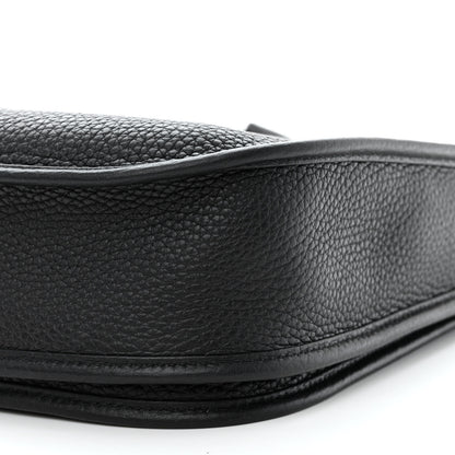 Hermes Taurillon Clemence Evelyne III PM Black 10 of 11