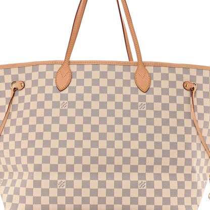 Louis Vuitton Damier Azur Neo Neverfull GM Rose Ballerine 8 of 11