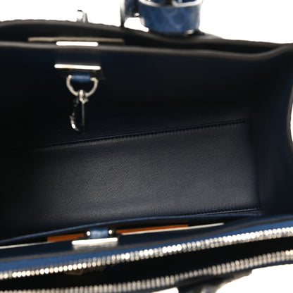 Louis Vuitton Snakeskin Monogram City Steamer PM Blue 5 of 9