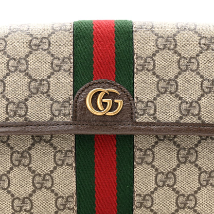 Gucci GG Supreme Monogram Web Small Ophidia Belt Bag Brown 8 of 11