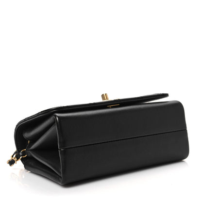 Chanel Calfskin Quilted Pearl Jewel Chain Flap Black 4 of 8