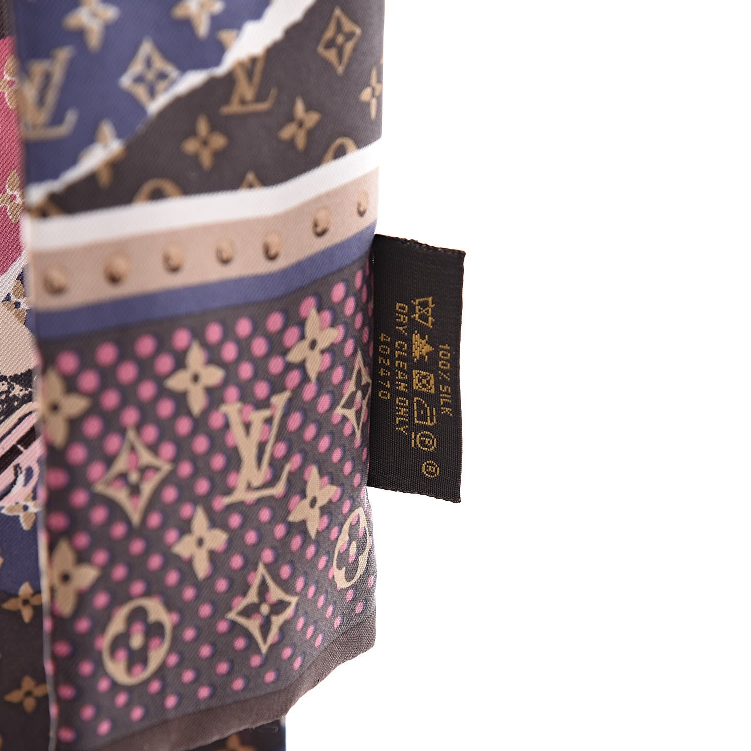 Louis Vuitton Silk Monogram Voyage Bandeau 4 of 4