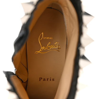 Christian Louboutin Veau Velours Firmamma 100 Booties 37 Black Silver 6 of 8