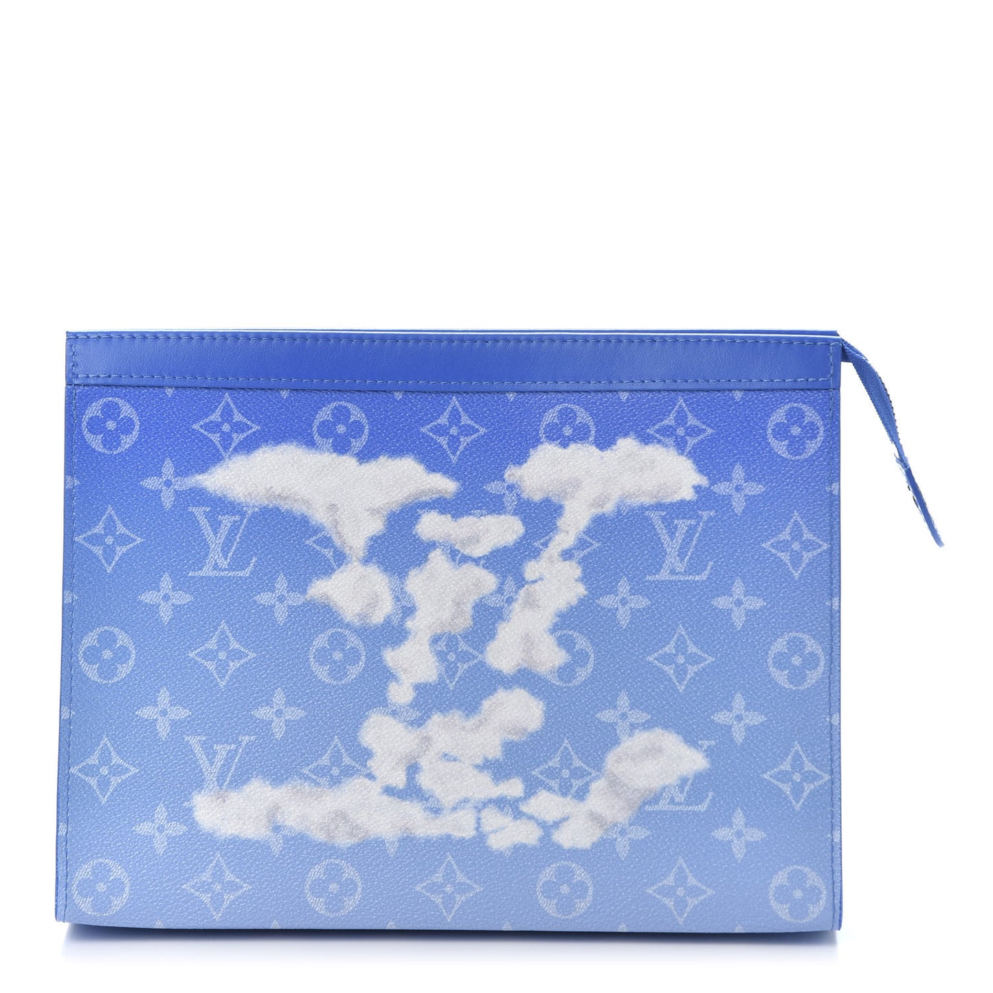 Monogram Clouds Pochette Voyage MM A4 Blue
