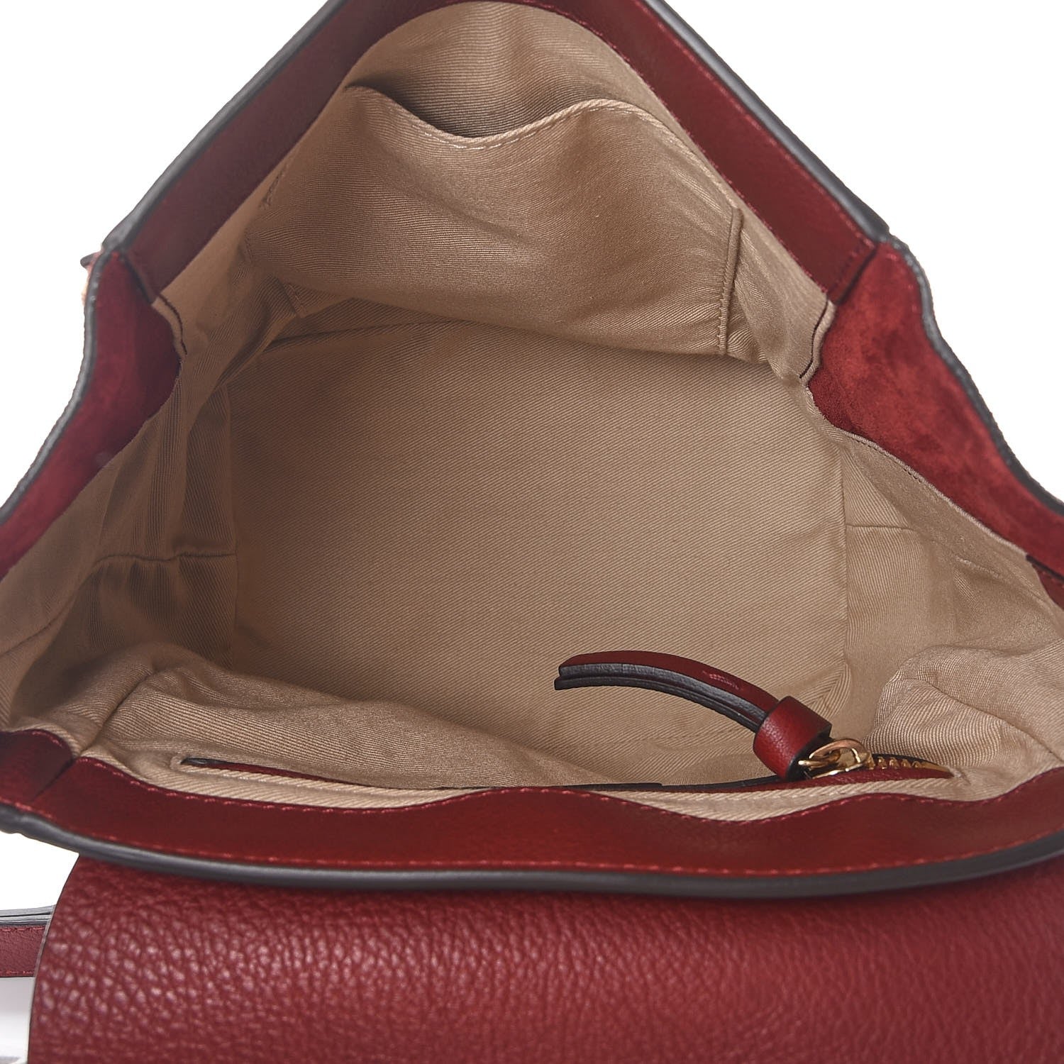 Chloe Suede Calfskin Medium Faye Backpack Sienna Red 5 of 10
