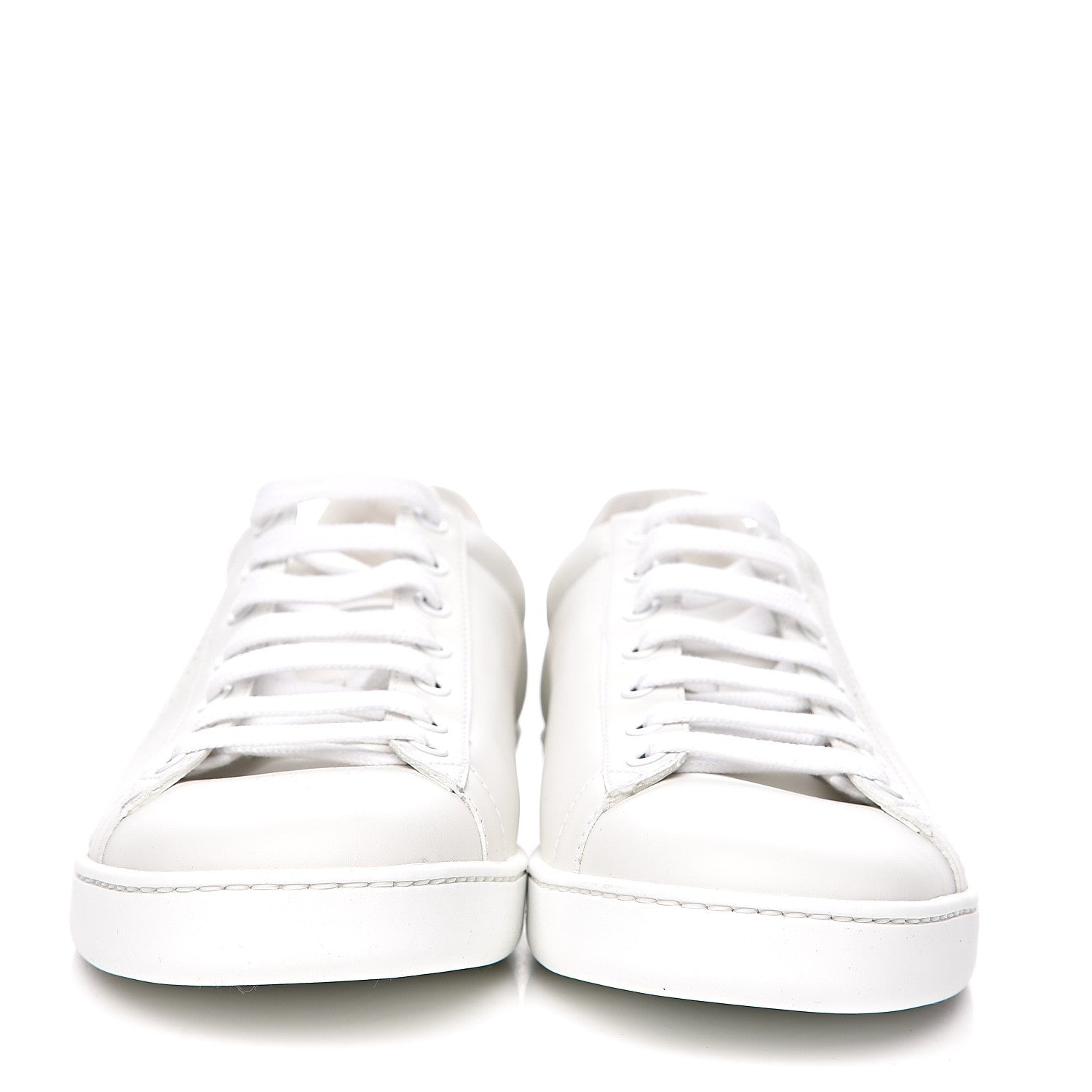 Gucci Calfskin Interlocking G Perforated Womens Ace Sneakers 39.5 White Grey Sky 2 of 11