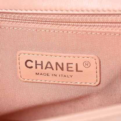 Chanel Calfskin Quilted New Medium Boy Flap Light Pink 6 of 11