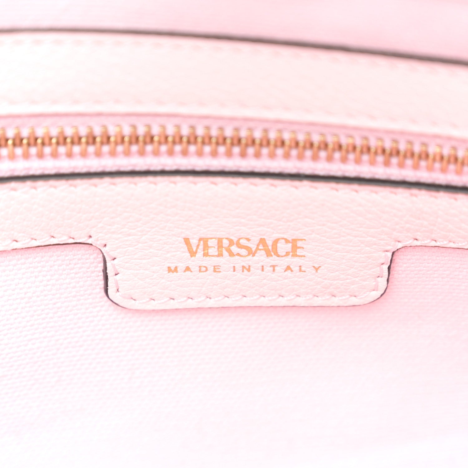 Versace Canvas Calfskin La Medusa Tote Bag Pink 6 of 14