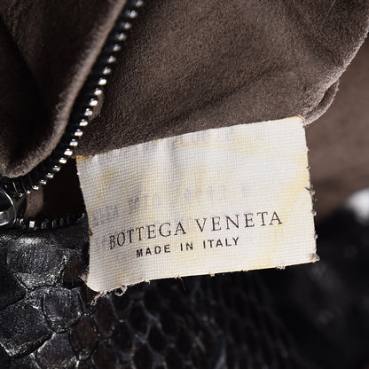 Bottega Veneta Metallic Python Shoulder Bag Flannel 7 of 8