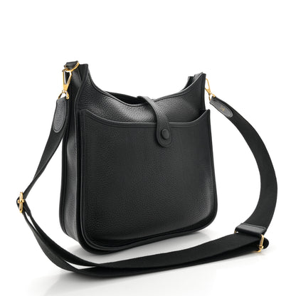 Hermes Taurillon Clemence Evelyne III PM Black 3 of 13