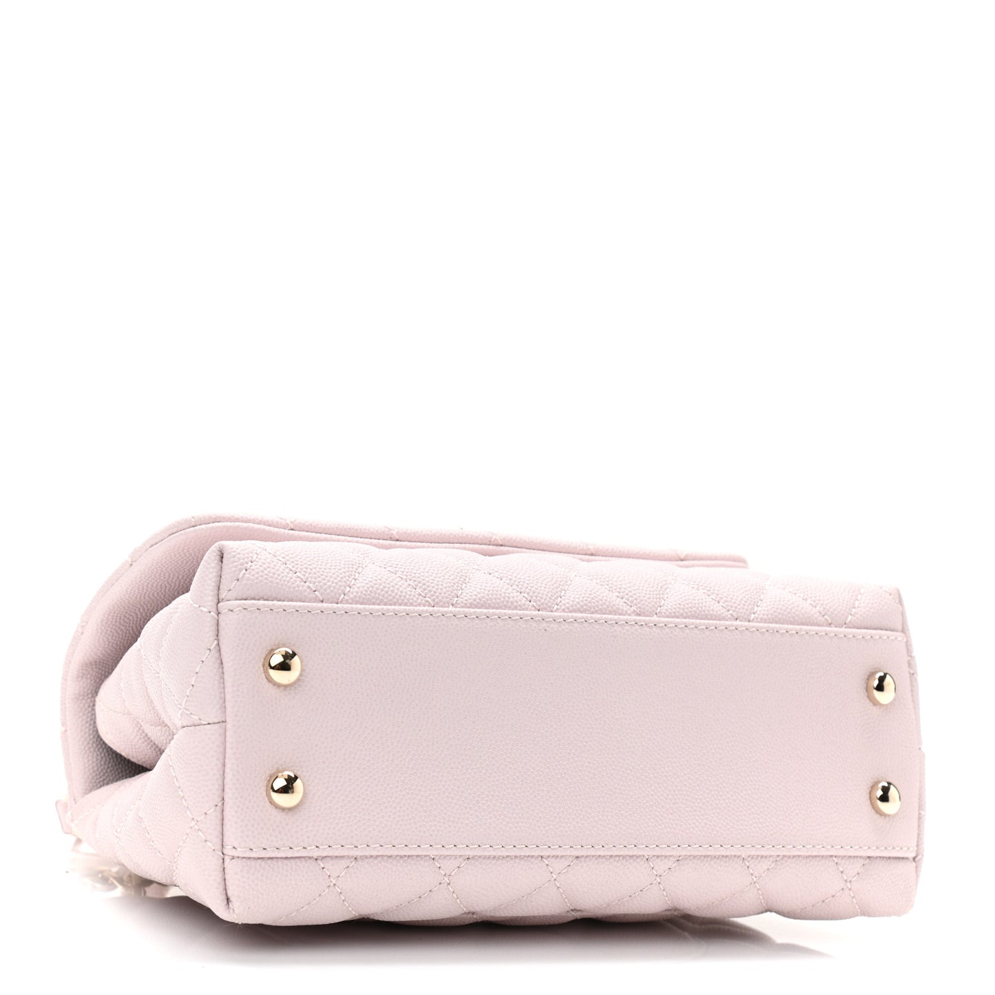 Caviar Quilted Mini Coco Handle Flap Lilas Lilac