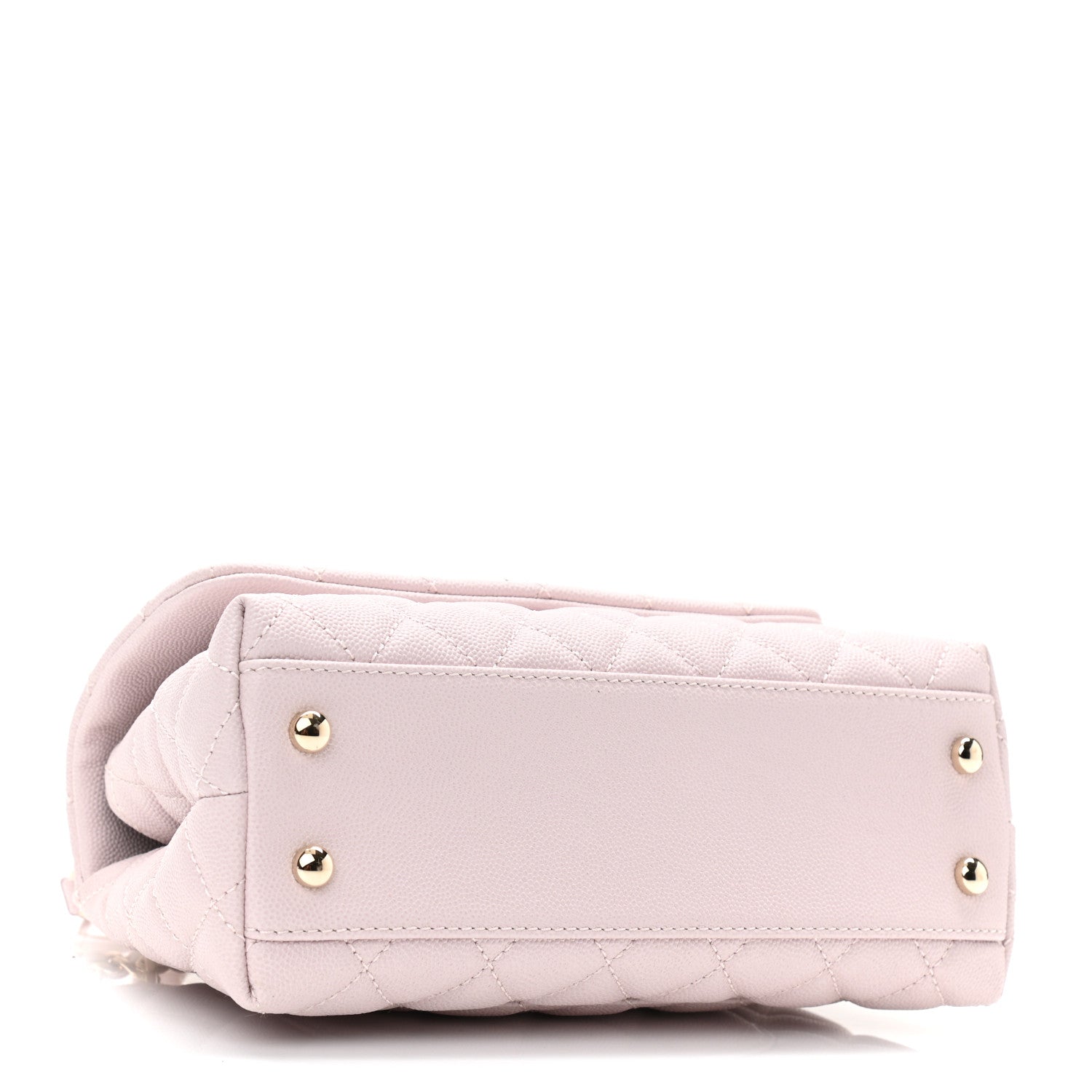 Chanel Caviar Quilted Mini Coco Handle Flap Lilas Lilac 4 of 9