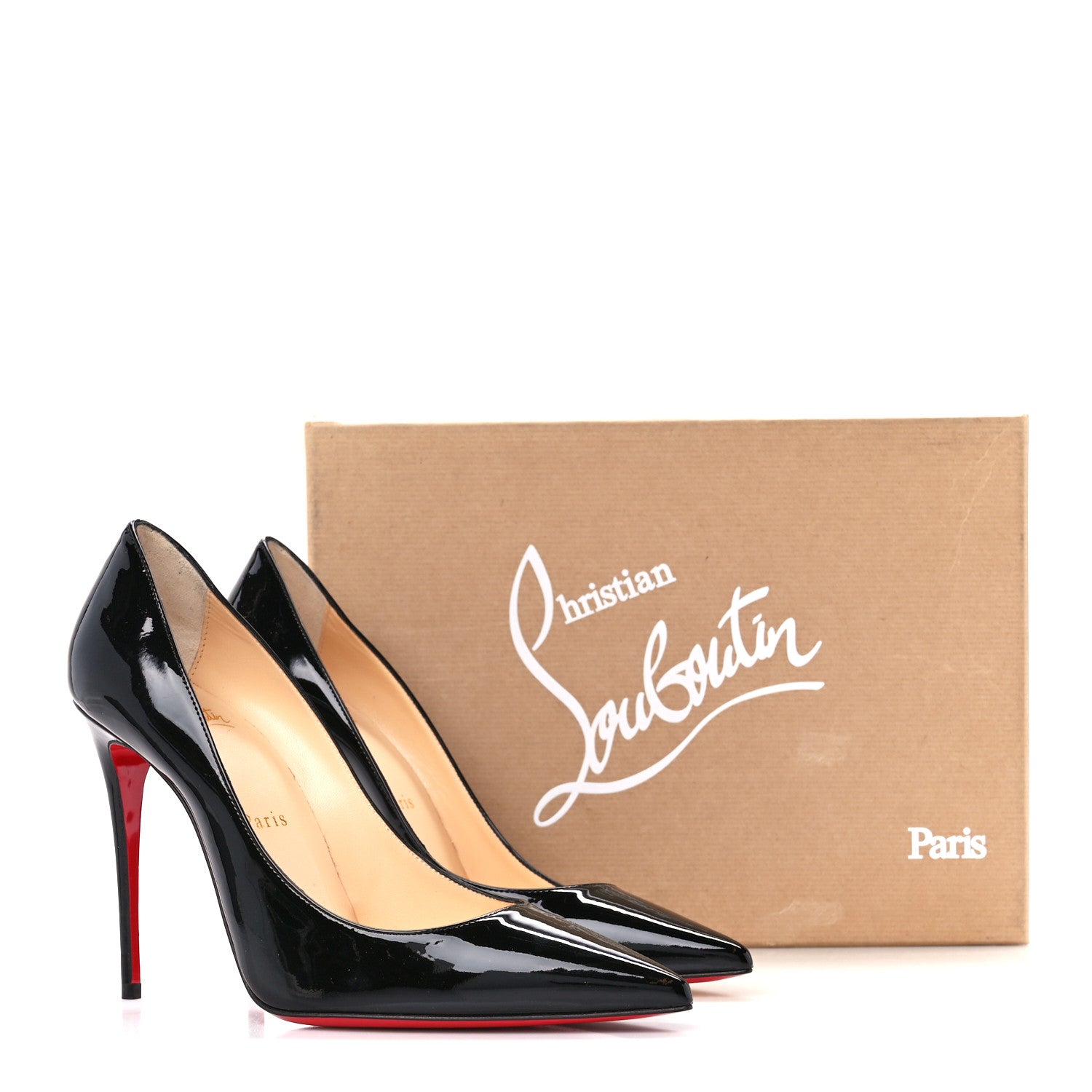 Christian Louboutin Patent So Kate 100 Pumps 38 Black 8 of 8