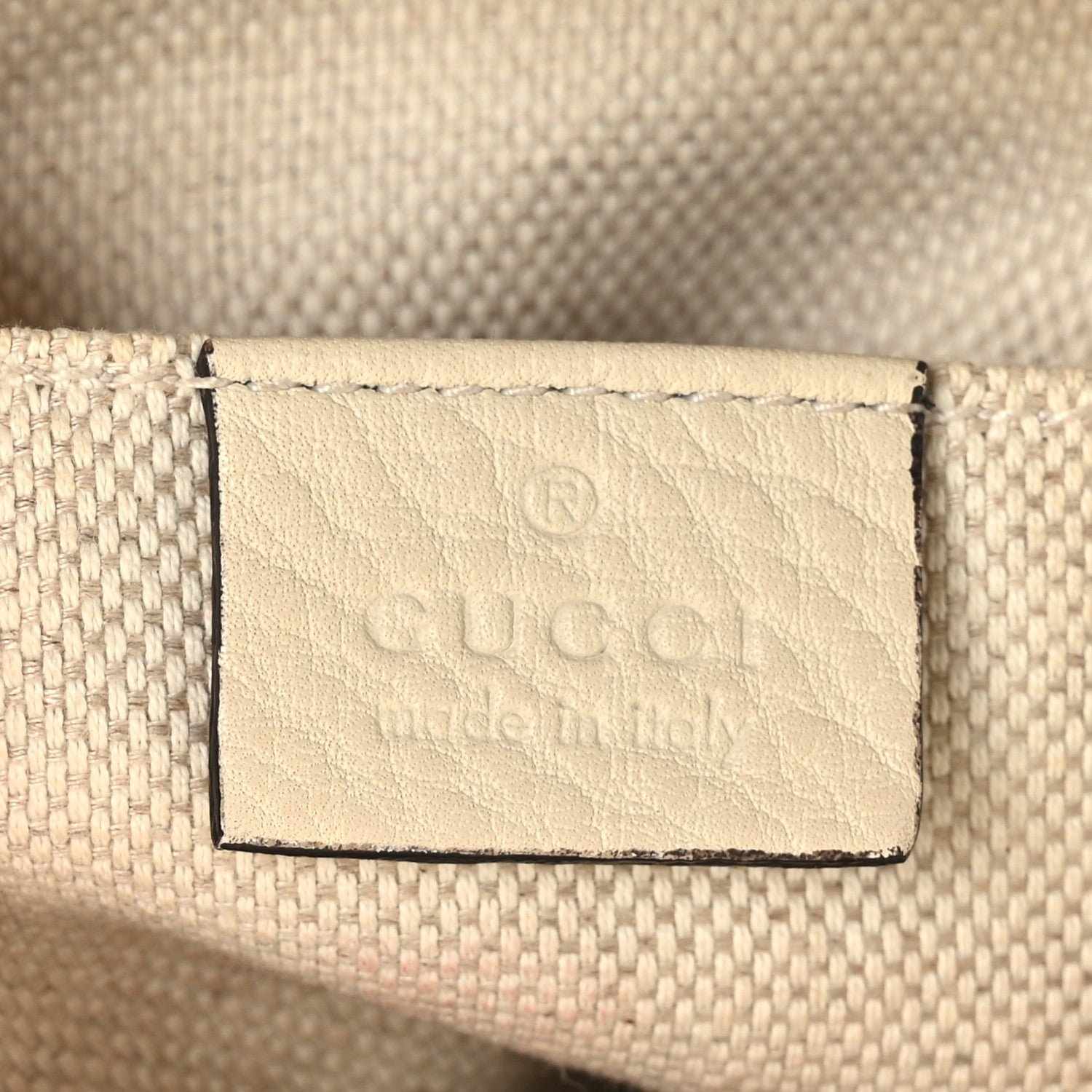 Gucci Pebbled Calfskin Small Soho Disco Bag Off White 6 of 10
