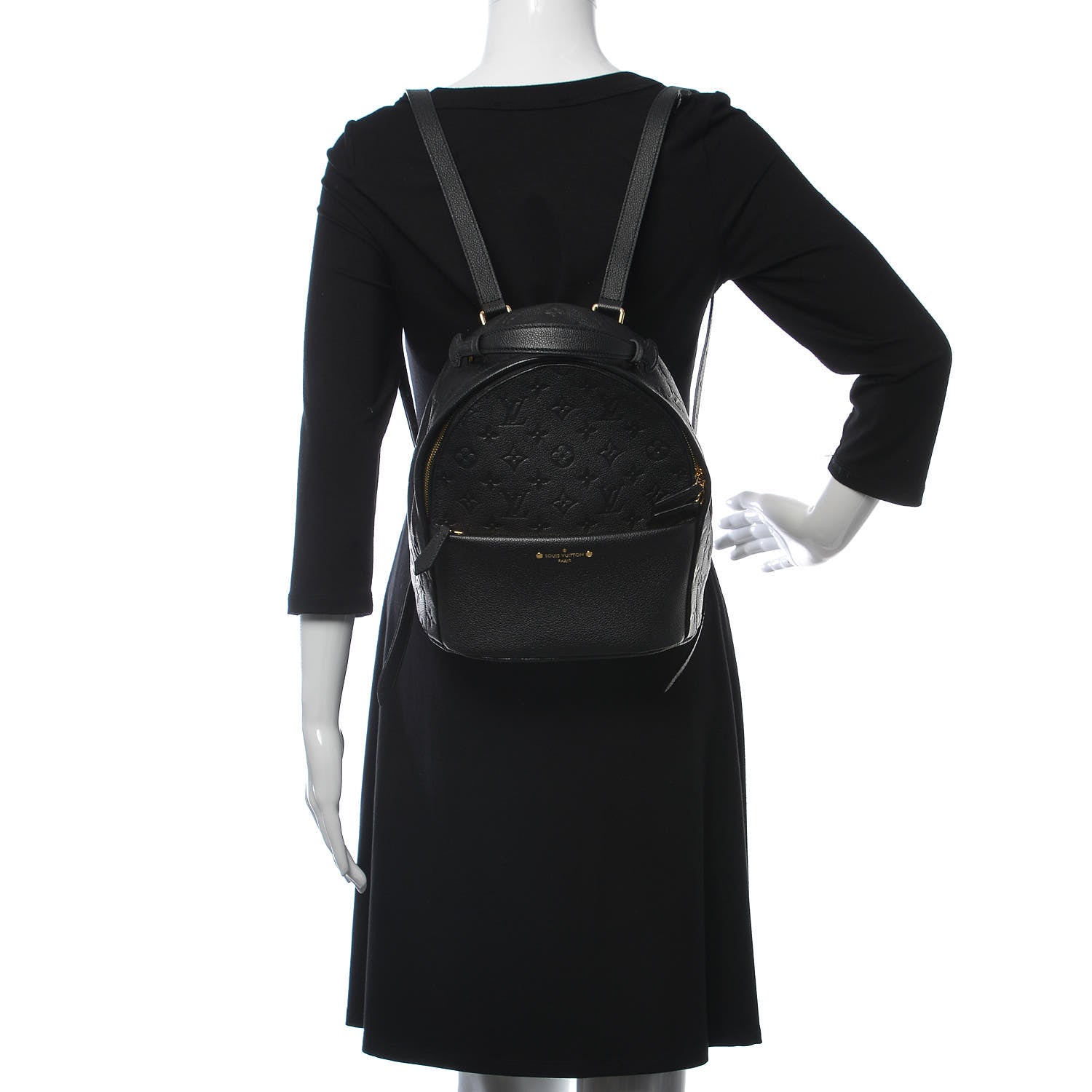 Louis Vuitton Empreinte Sorbonne Backpack Black 2 of 10