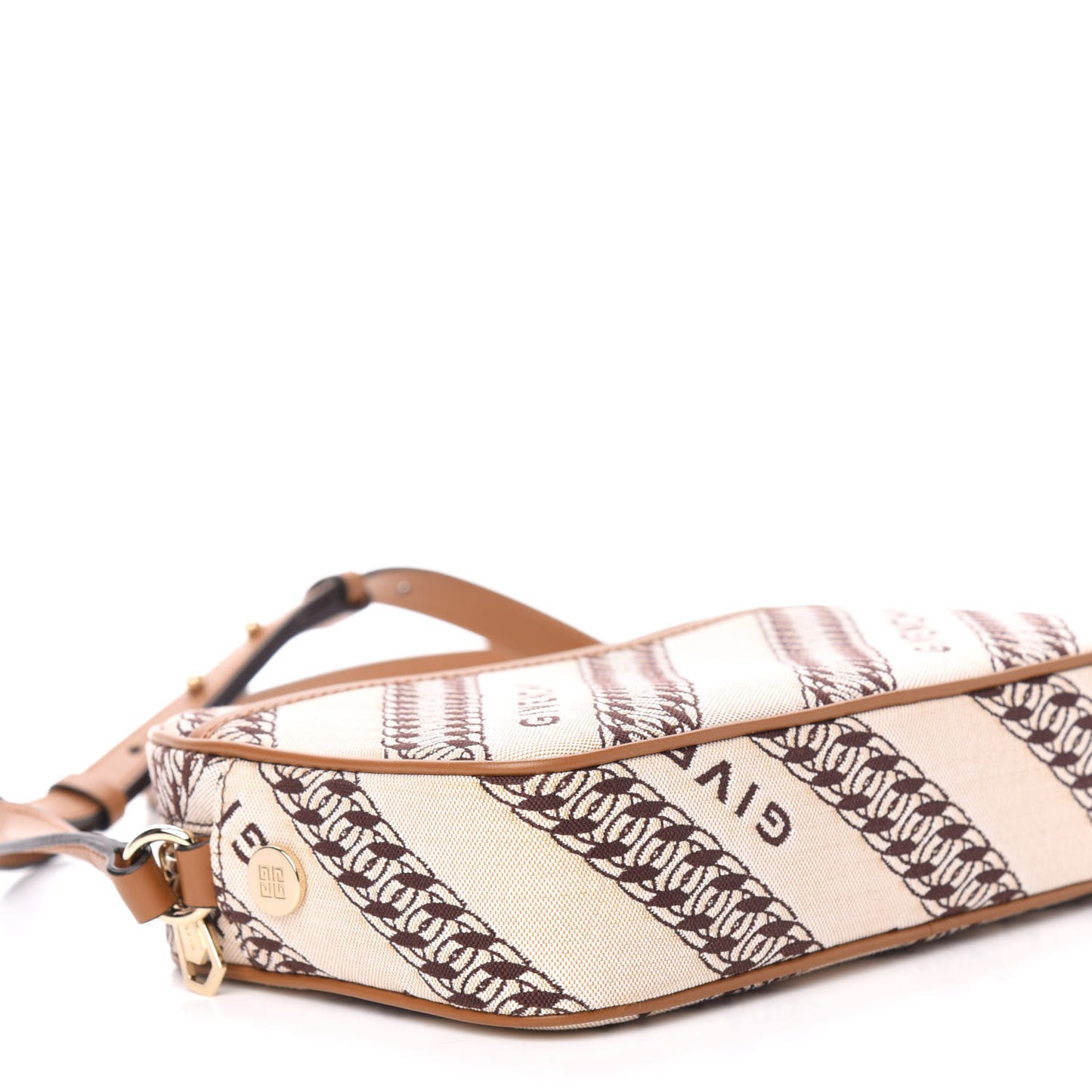 Canvas Jacquard Bond Camera Bag Beige