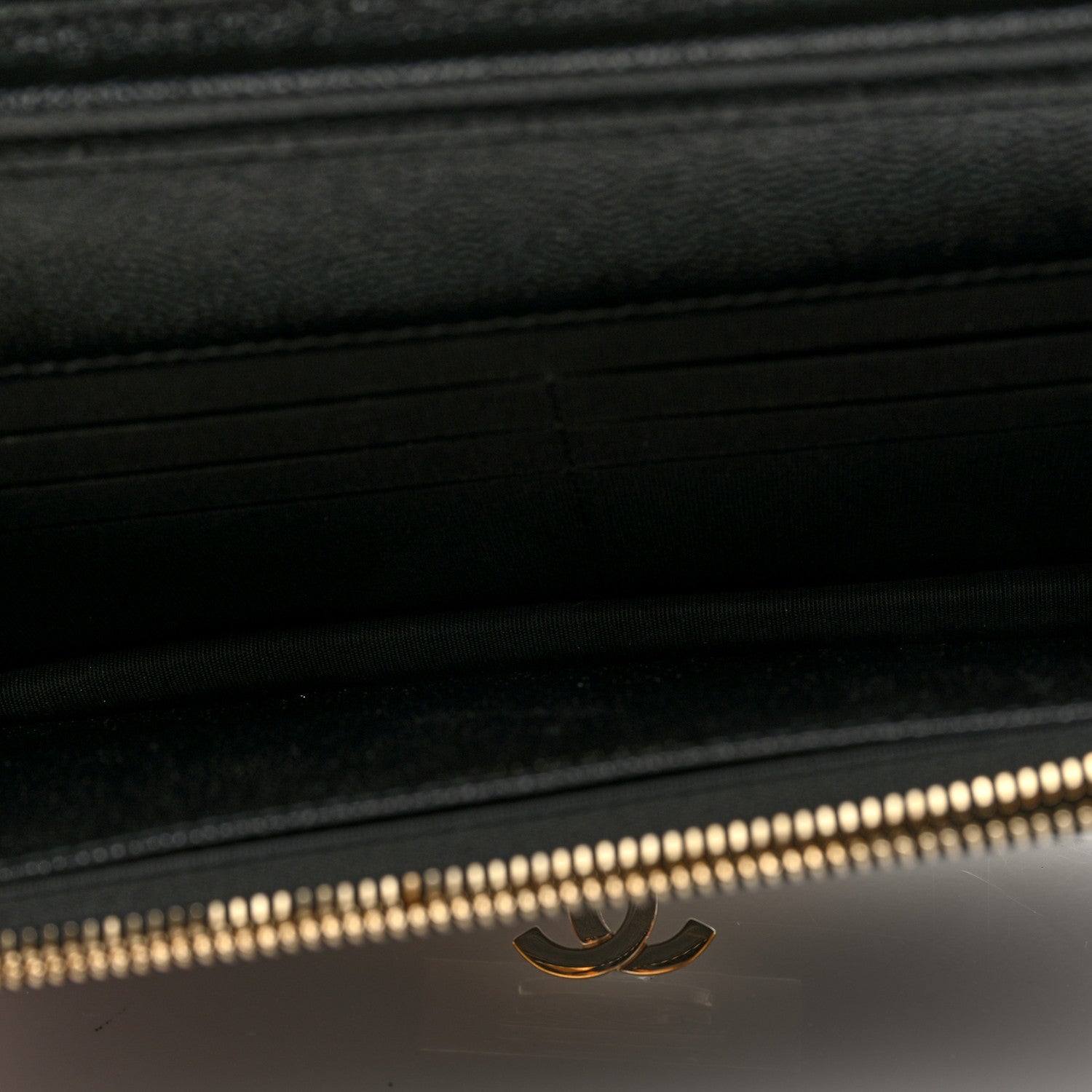 Chanel Caviar Quilted Golden Class Wallet On Chain WOC Black 5 of 10