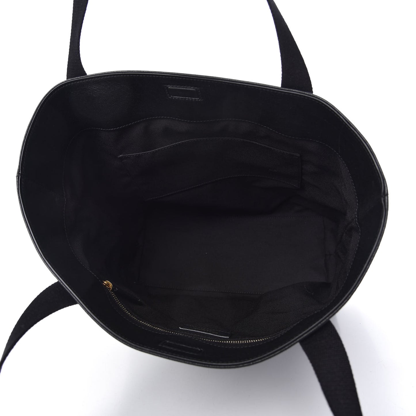 Calfskin Small Daily Cabas Shopping Tote Black