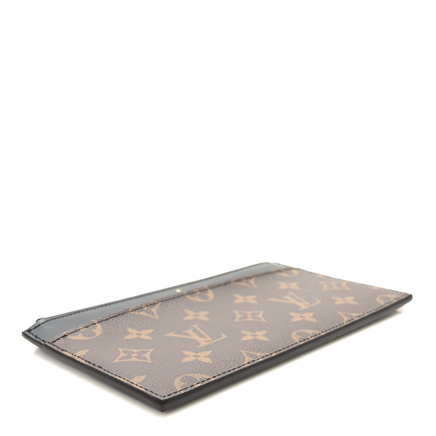 Monogram Slim Purse Black