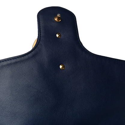 Gucci Velvet Matelasse Medium GG Marmont Shoulder Bag Cobalt Blue 24 of 24