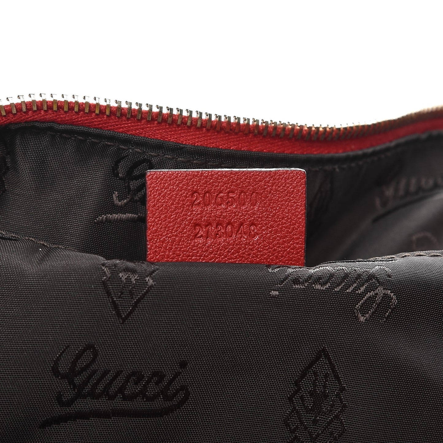 Guccissima Large Carry On Duffle Red