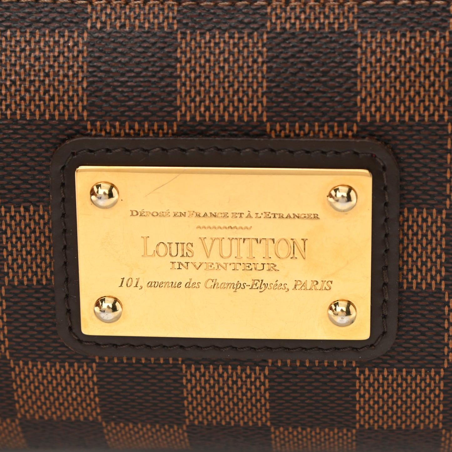 Damier Ebene Eva Clutch